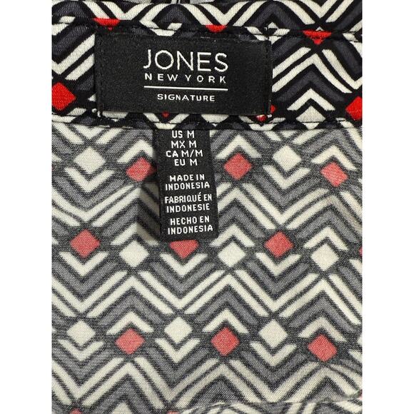 Jones New York Printed Tunic Top, Size M - Picture 4 of 6